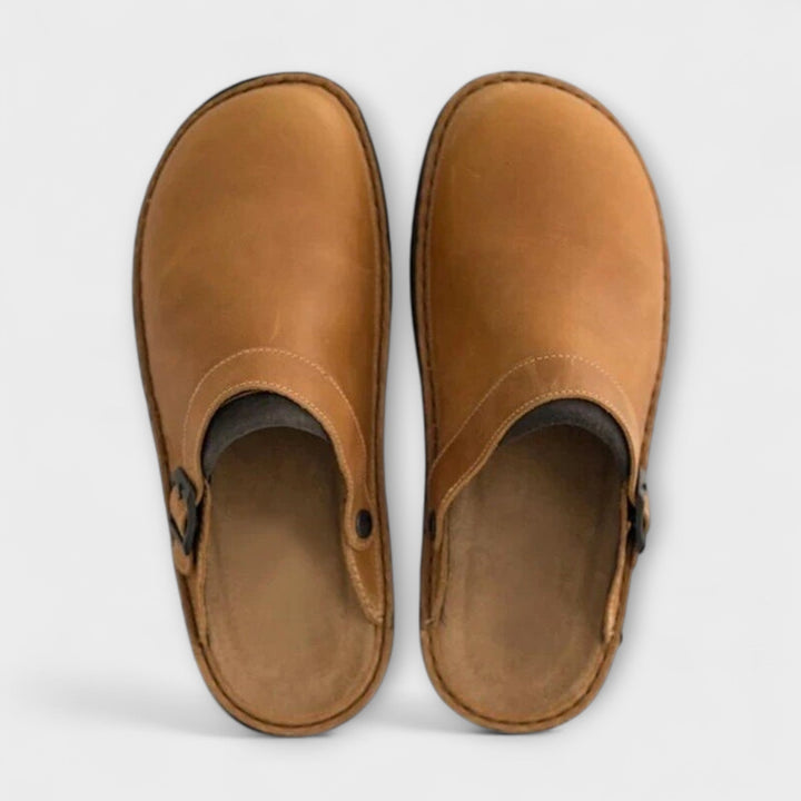 Helga - Comode pantofole in pelle