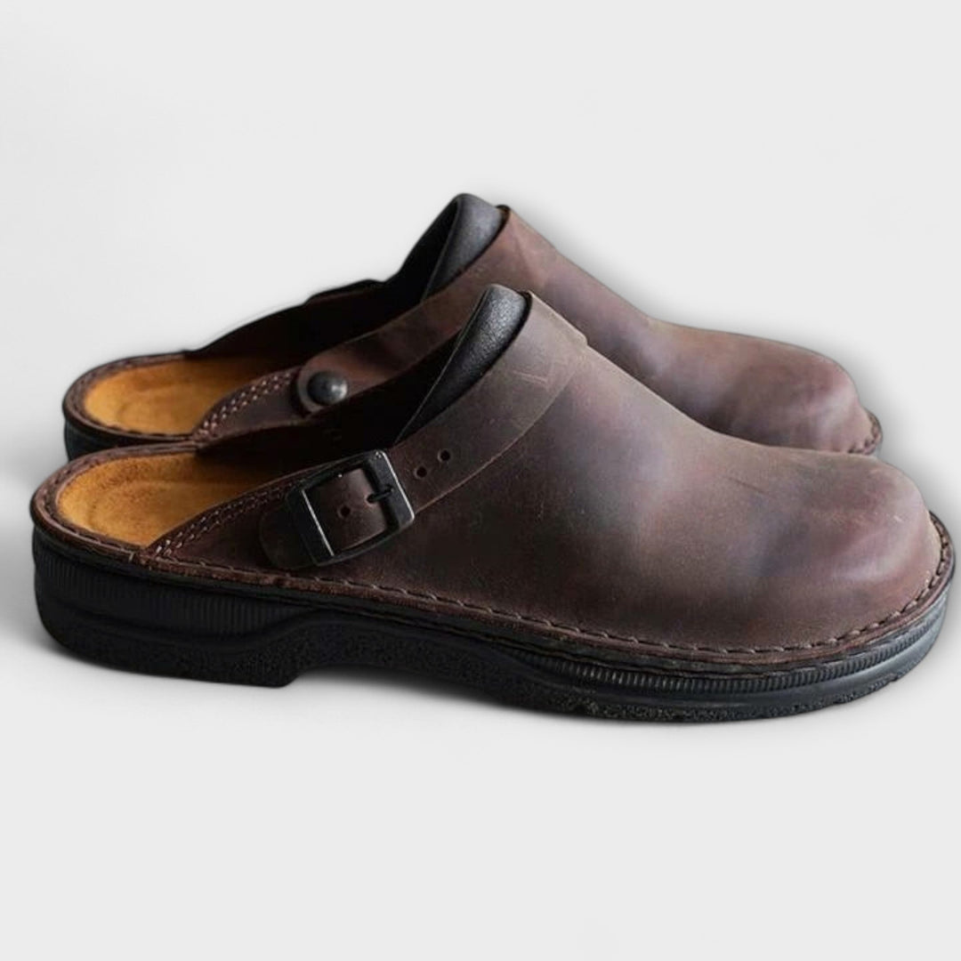 Helga - Comode pantofole in pelle