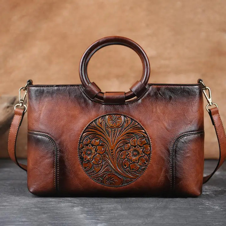 Borsa vintage in rilievo