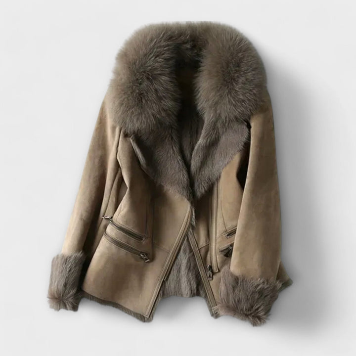 Petra - Luxury Faux Shearling Coat