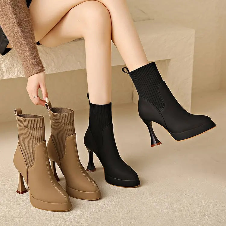Lauren - Stivaletti con plateau
