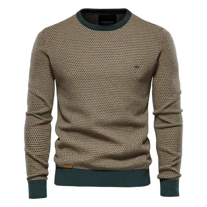 Maglione da uomo con motivo a rombi