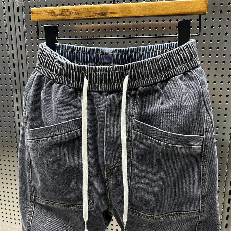 Pantaloni da jogging in denim