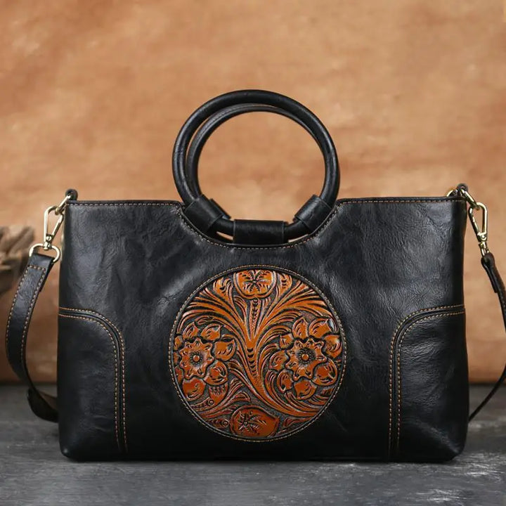 Borsa vintage in rilievo