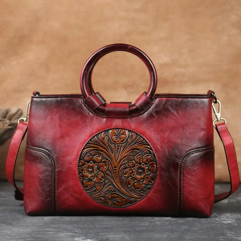 Borsa vintage in rilievo