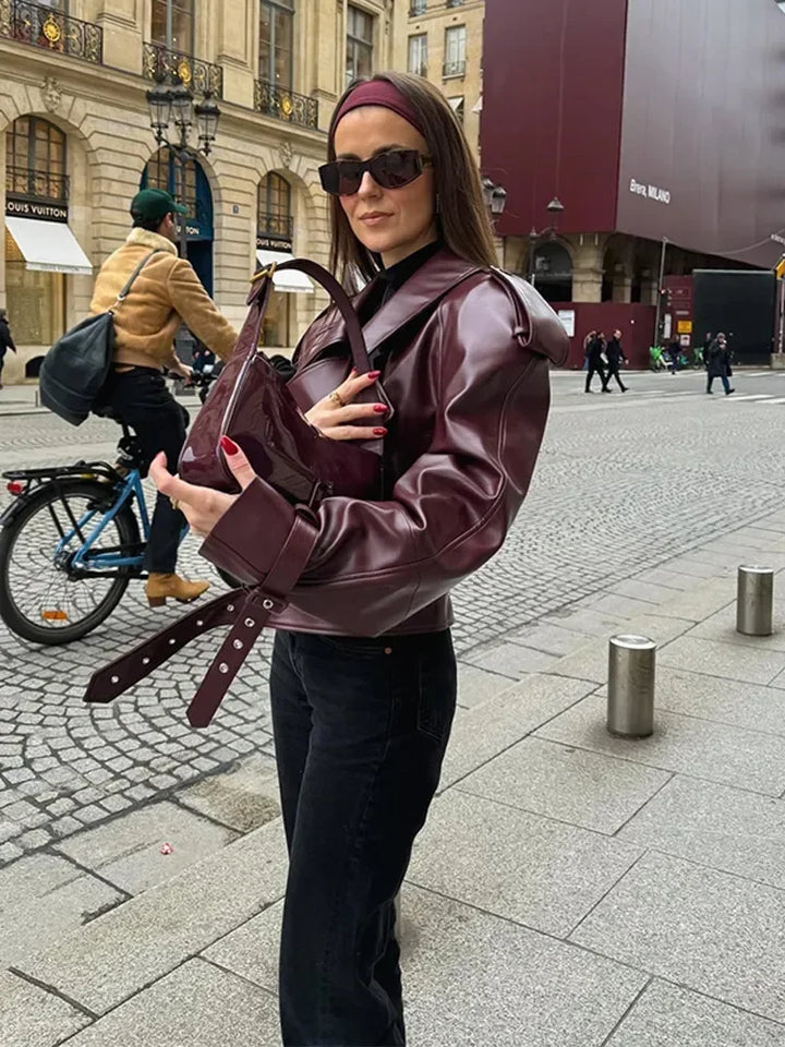 Bellissima giacca di pelle