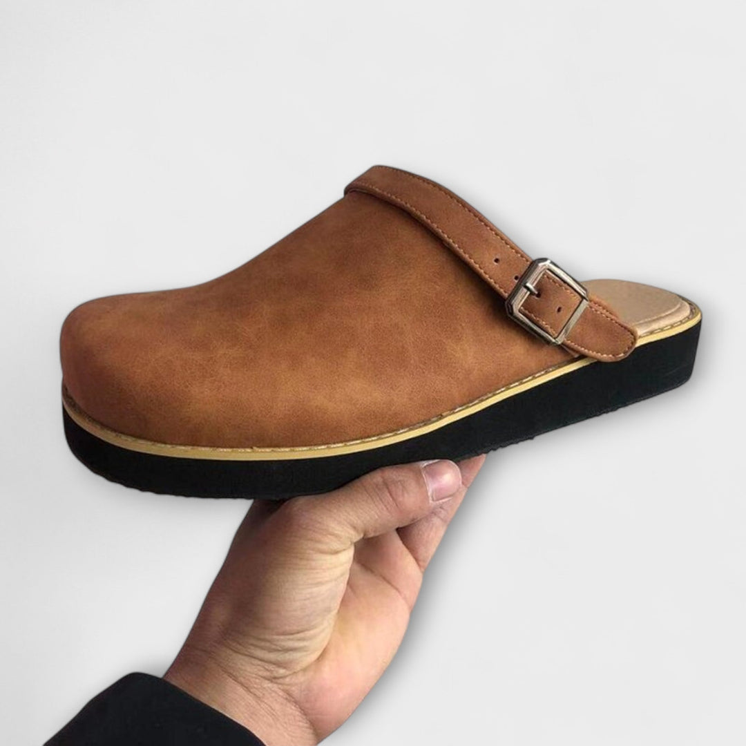 Helga - Comode pantofole in pelle