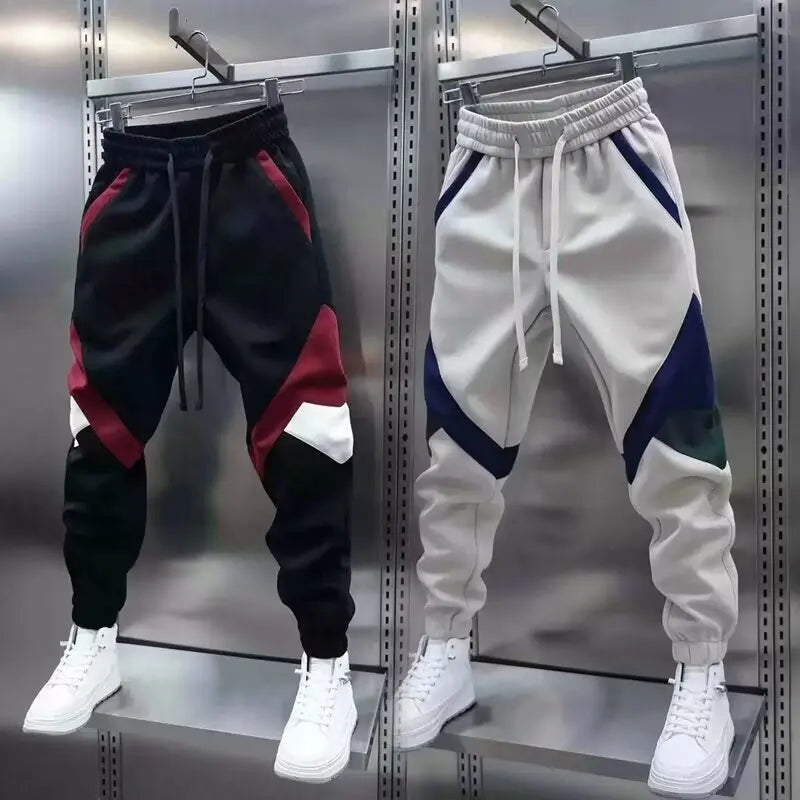 Pantaloni casual a pannelli