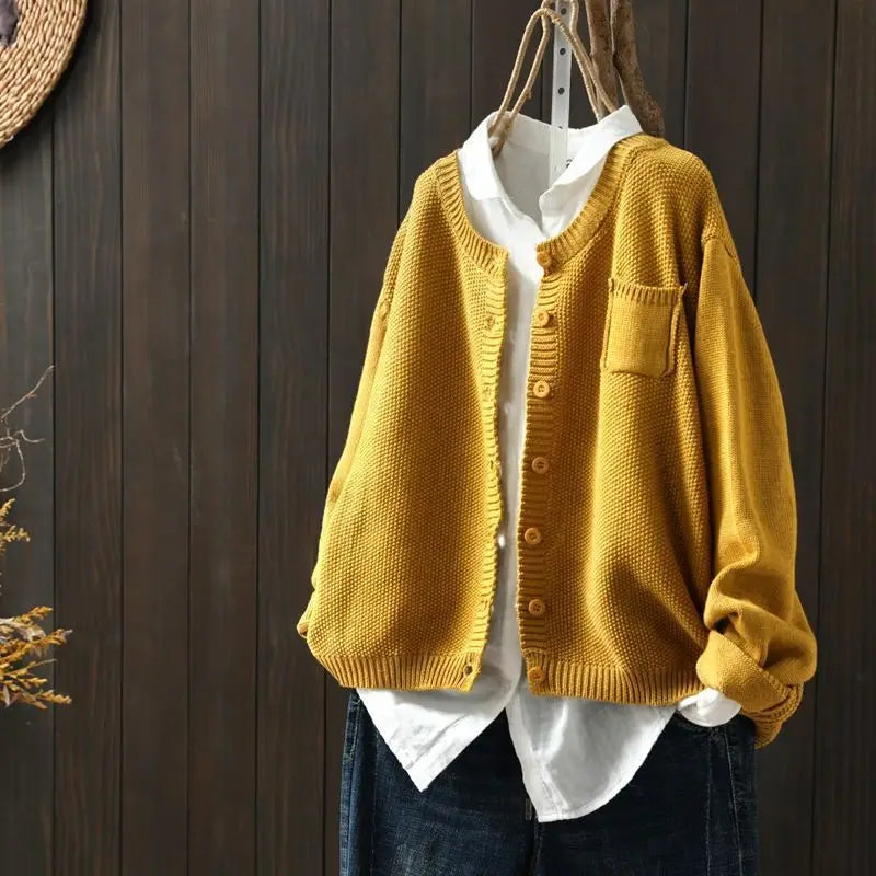 Scarlett - Cardigan in lino
