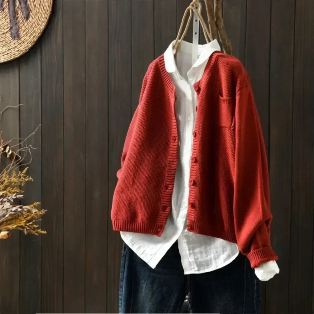 Scarlett - Cardigan in lino