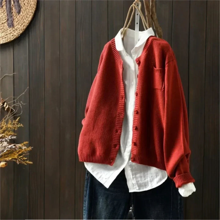 Scarlett - Cardigan in lino