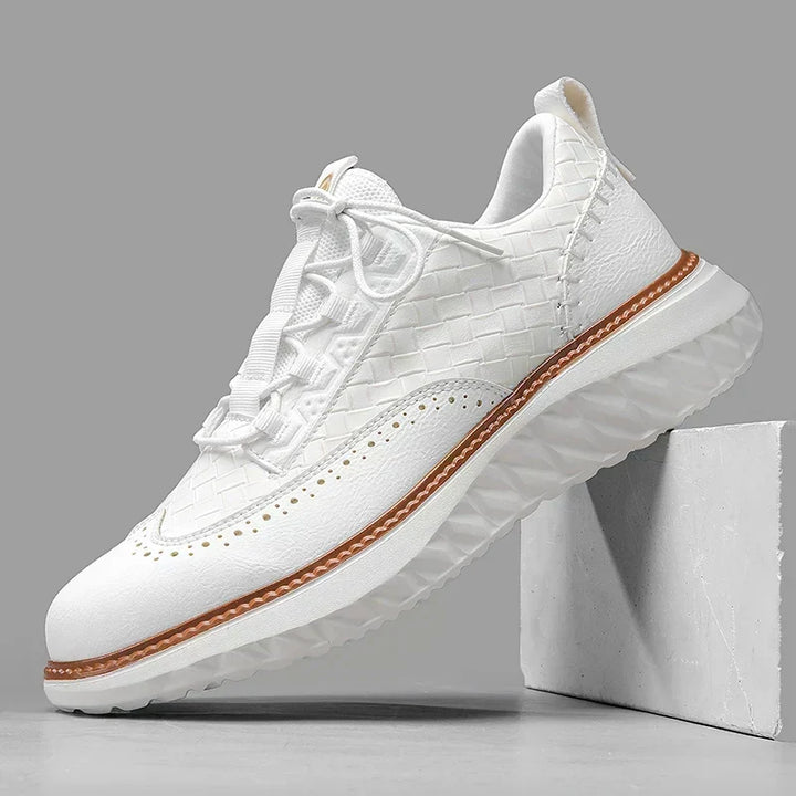 Angus - Sneakers in similpelle Oxford