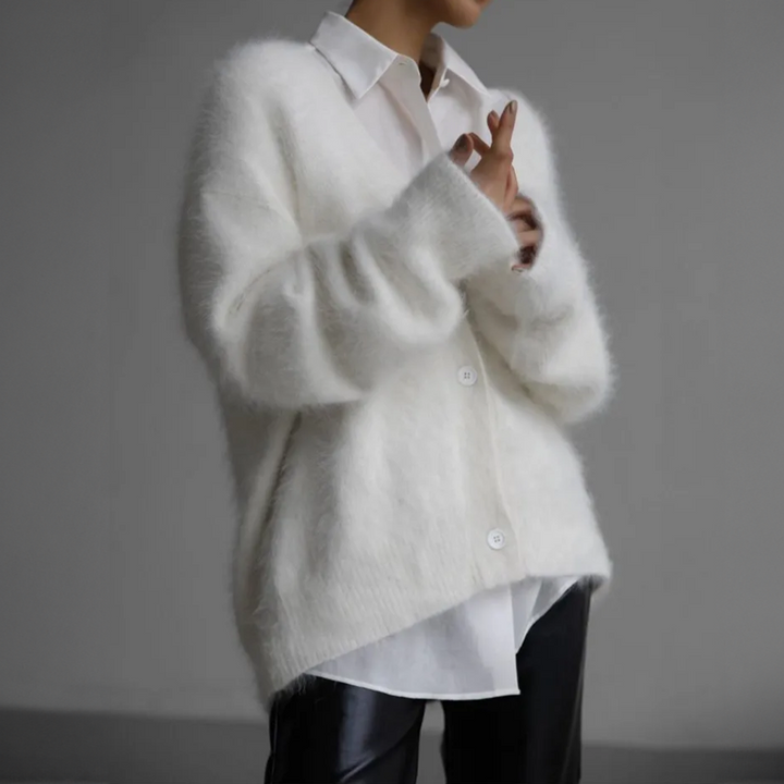 Elegante gilet lavorato a maglia
