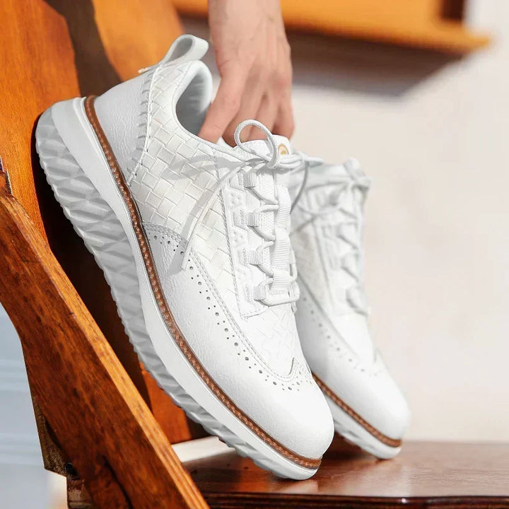 Angus - Sneakers in similpelle Oxford