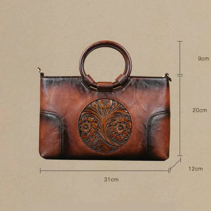 Borsa vintage in rilievo