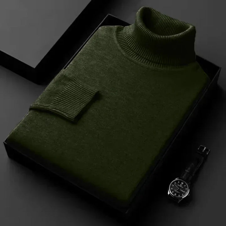 Elegante e comodo maglione a collo alto