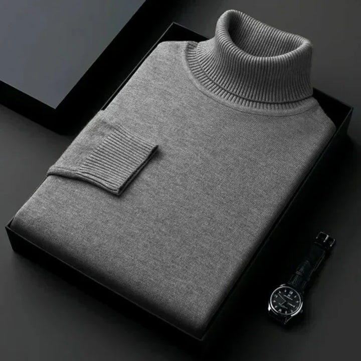 Elegante e comodo maglione a collo alto