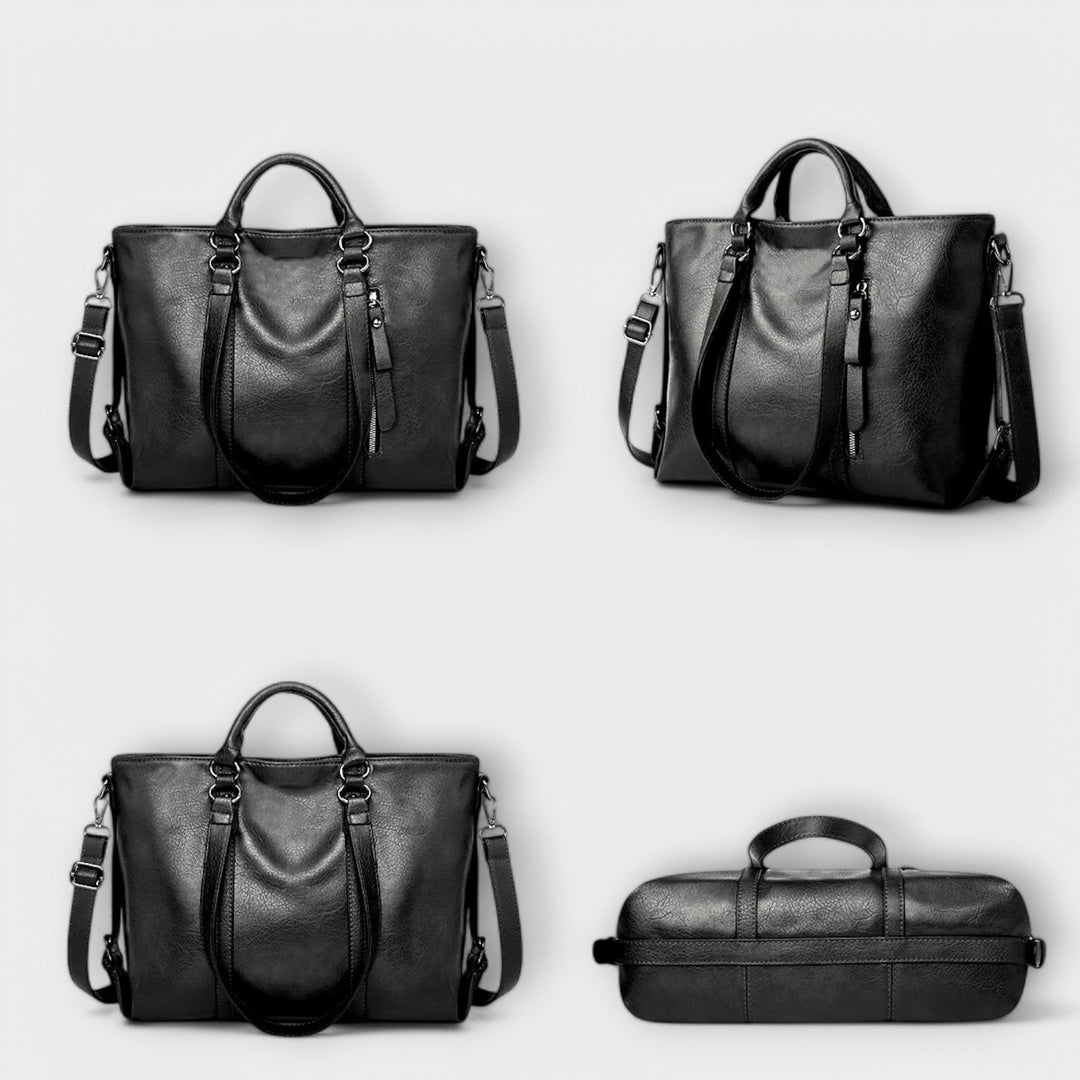 Ava - Borsa shopper grande in similpelle