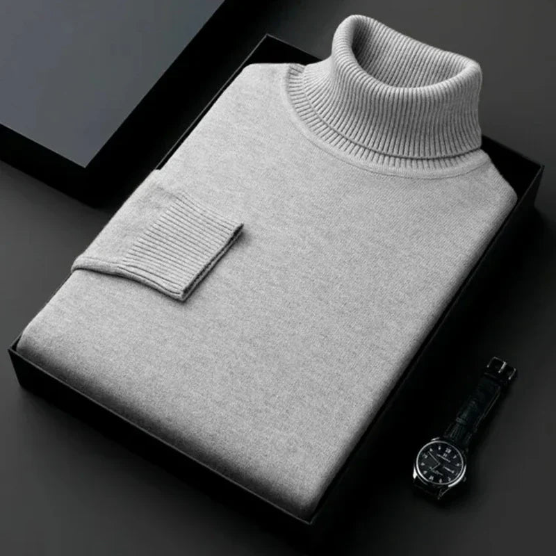 Elegante e comodo maglione a collo alto