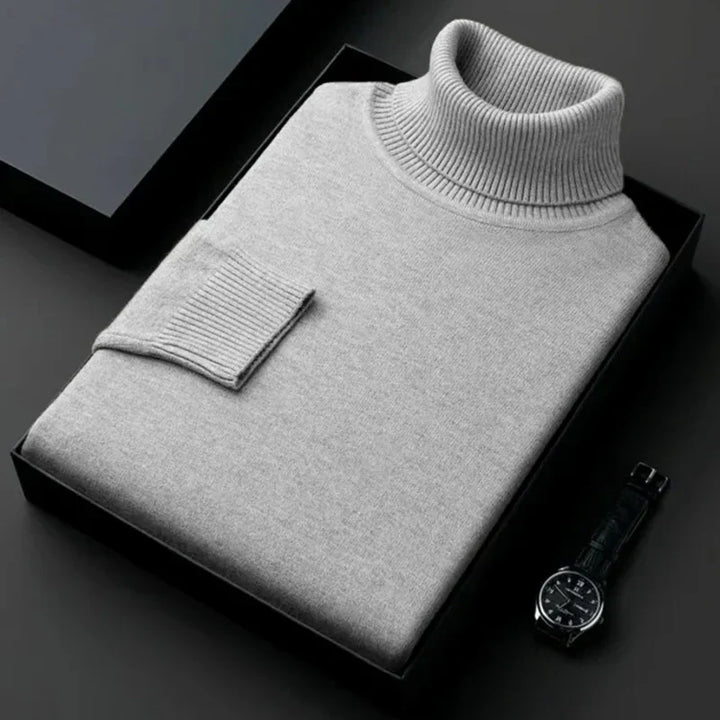 Elegante e comodo maglione a collo alto