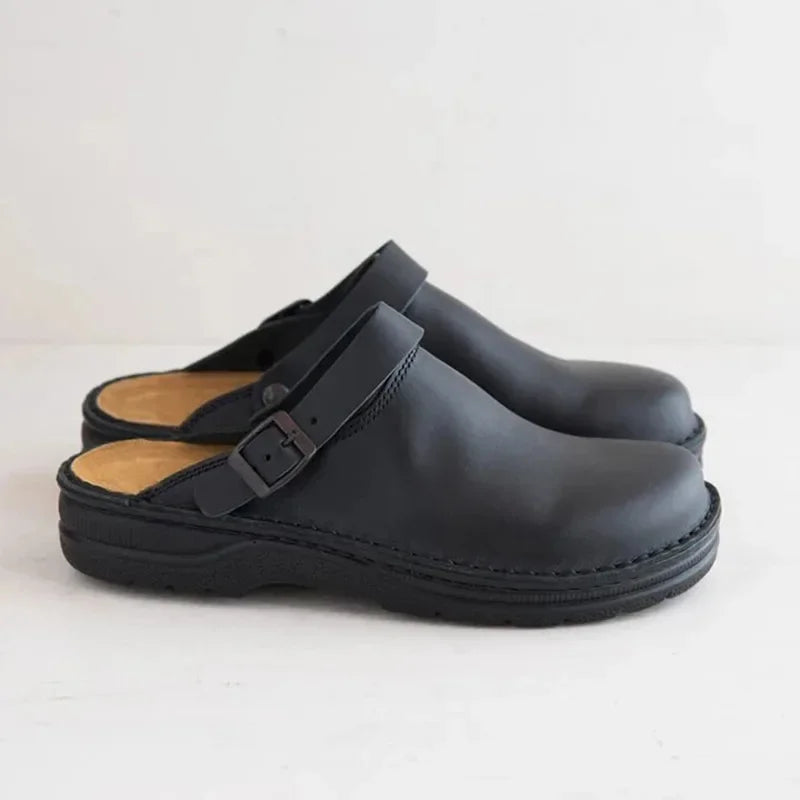 Pierre™ | Zoccoli in Pelle Comfort Delicato