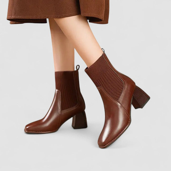 Mackenzie - Eleganti stivaletti con plateau