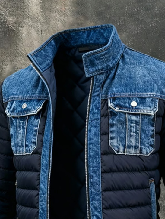 Rolf  | Giacca in jeans con imbottitura trapuntata