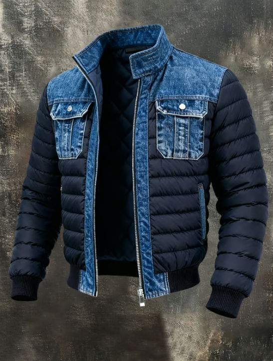 Rolf  | Giacca in jeans con imbottitura trapuntata