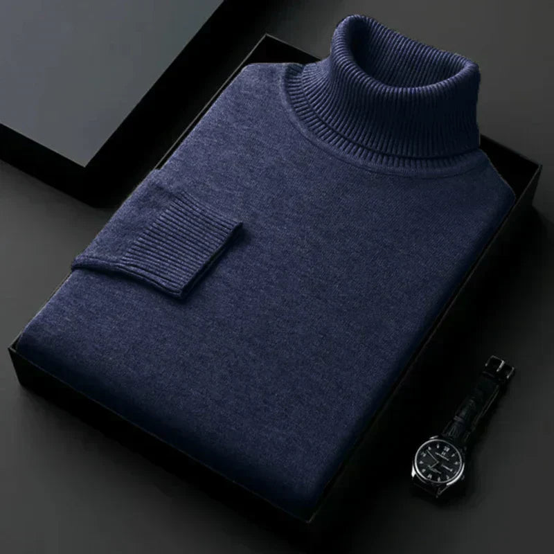 Elegante e comodo maglione a collo alto