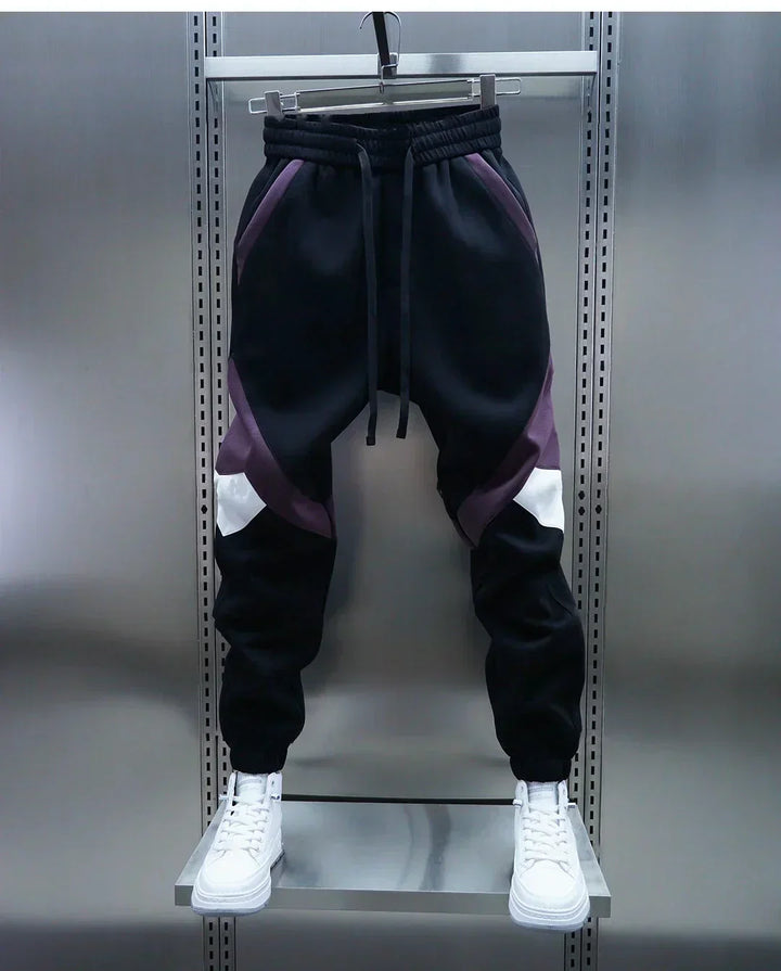 Pantaloni casual a pannelli