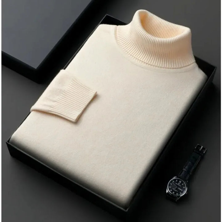 Elegante e comodo maglione a collo alto