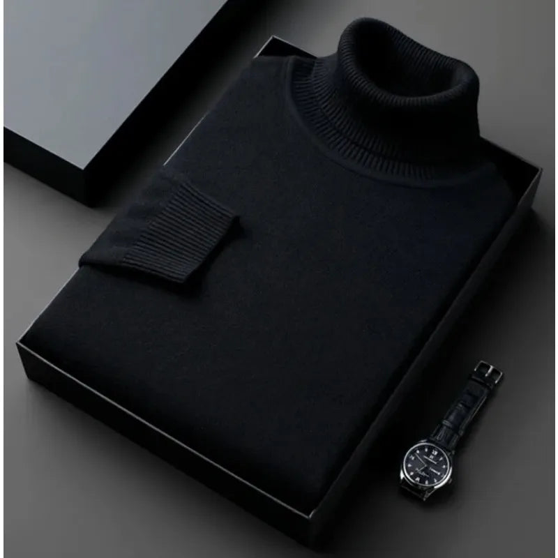 Elegante e comodo maglione a collo alto