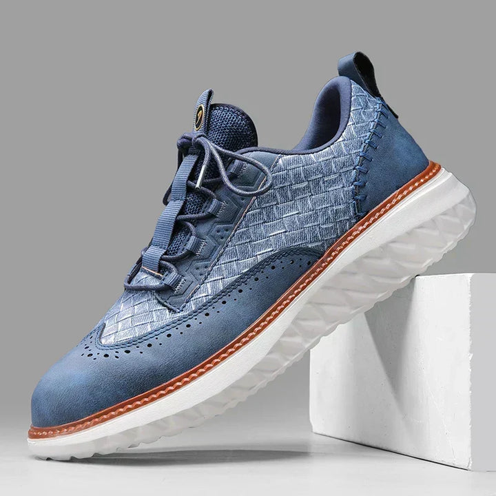 Angus - Sneakers in similpelle Oxford