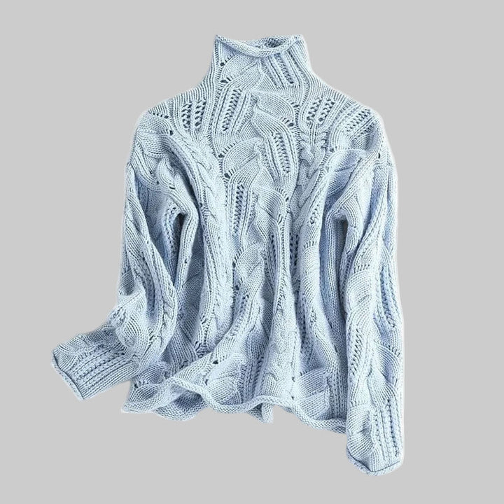 Nerea | Maglione accogliente a collo alto