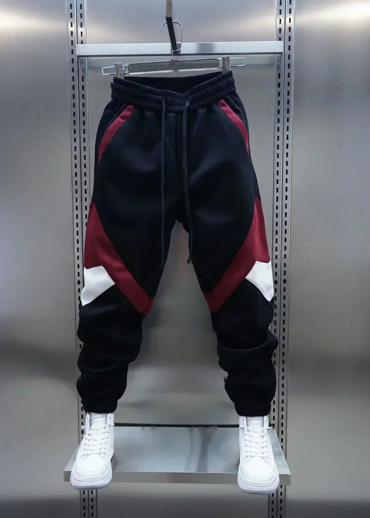 Pantaloni casual a pannelli