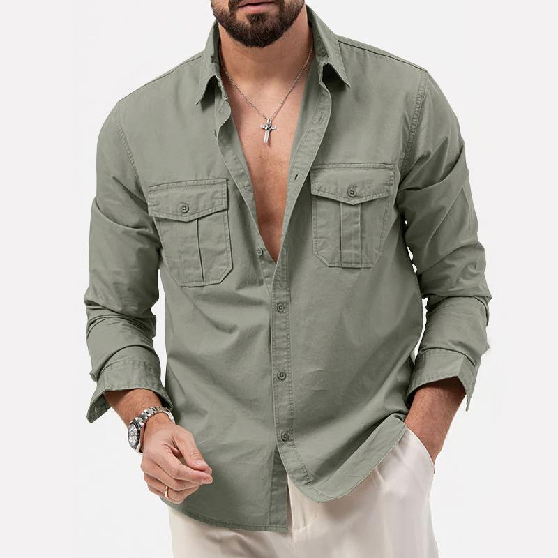Samuel - Camicia termica con tasche cargo