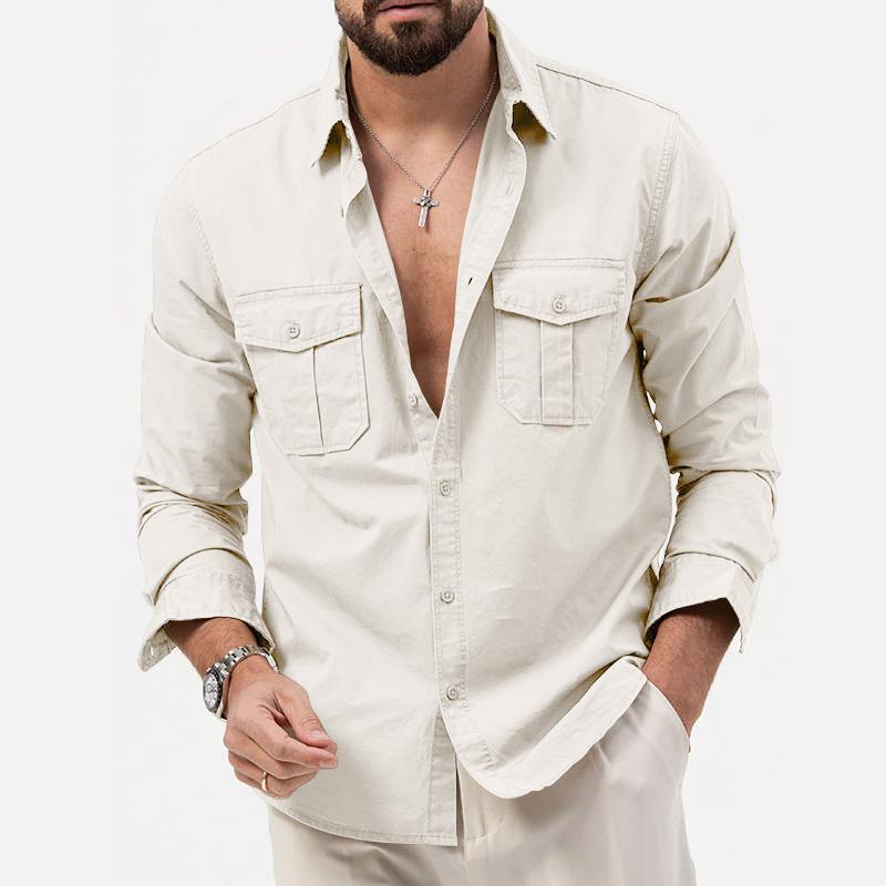 Samuel - Camicia termica con tasche cargo