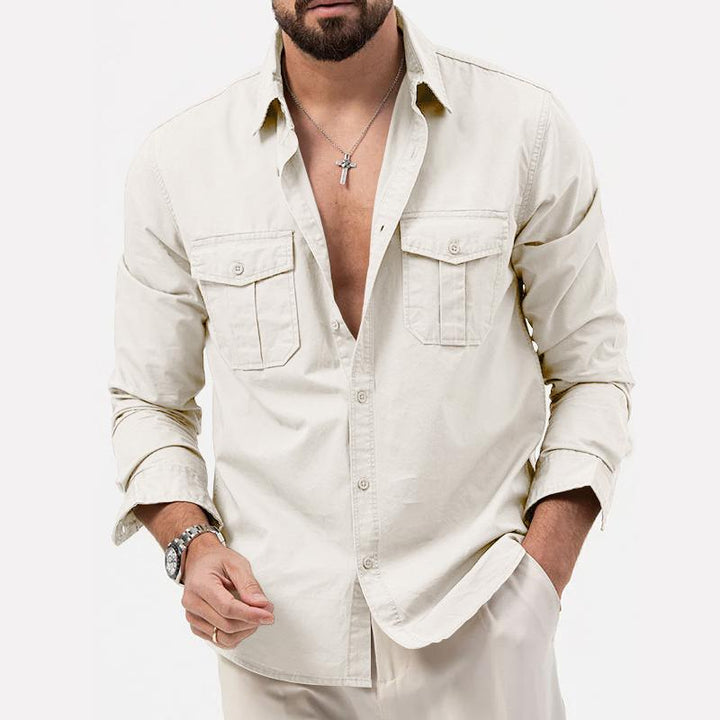 Samuel - Camicia termica con tasche cargo