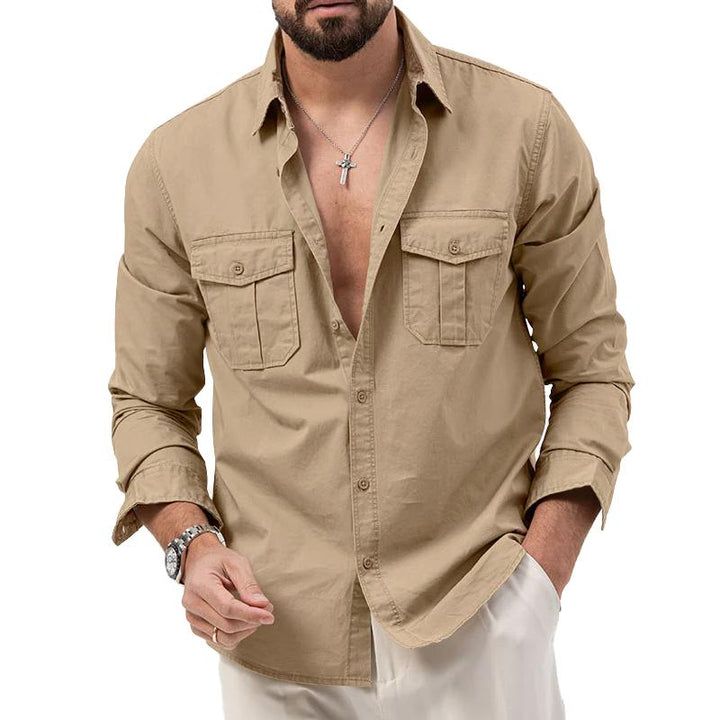 Samuel - Camicia termica con tasche cargo