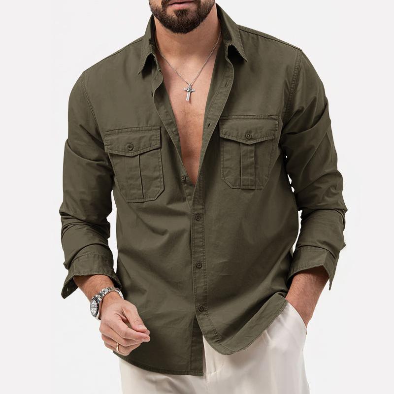 Samuel - Camicia termica con tasche cargo