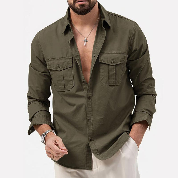 Samuel - Camicia termica con tasche cargo