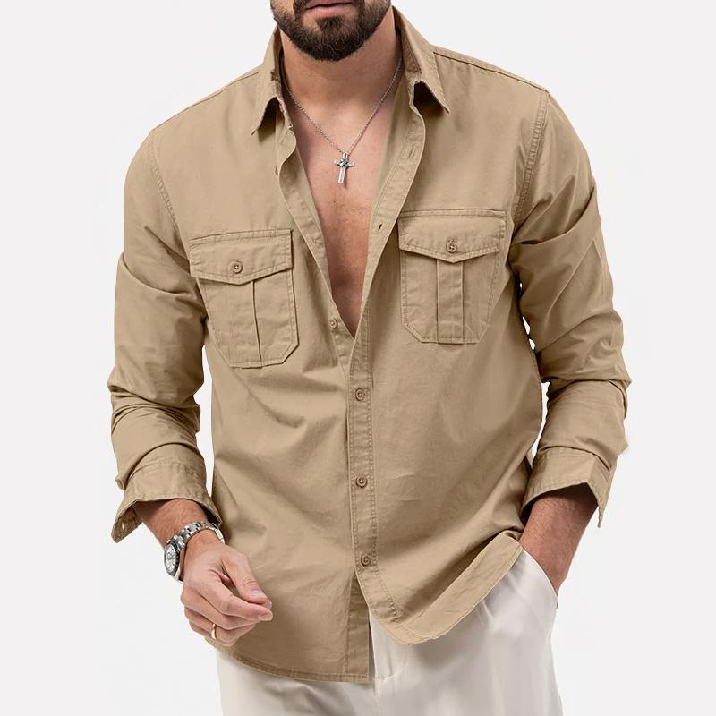 Samuel - Camicia termica con tasche cargo