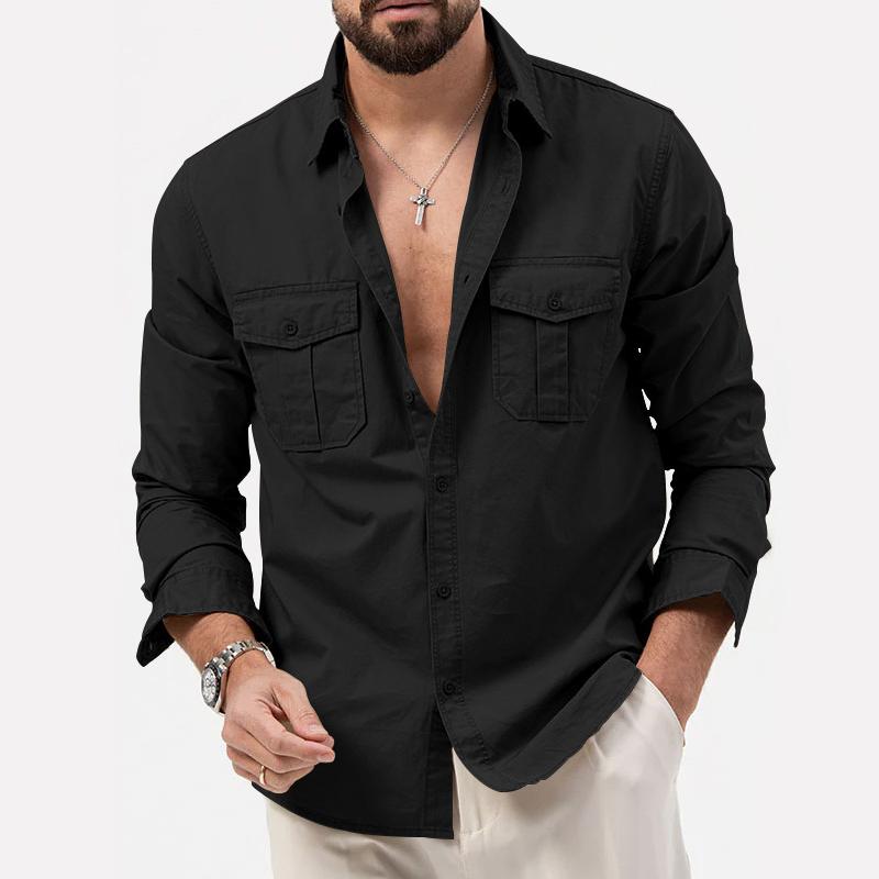 Samuel - Camicia termica con tasche cargo
