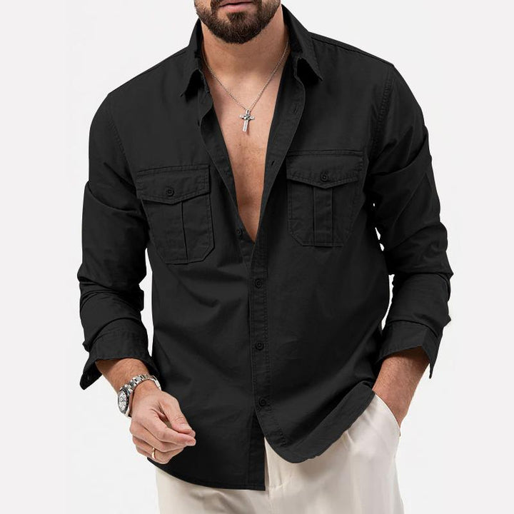 Samuel - Camicia termica con tasche cargo