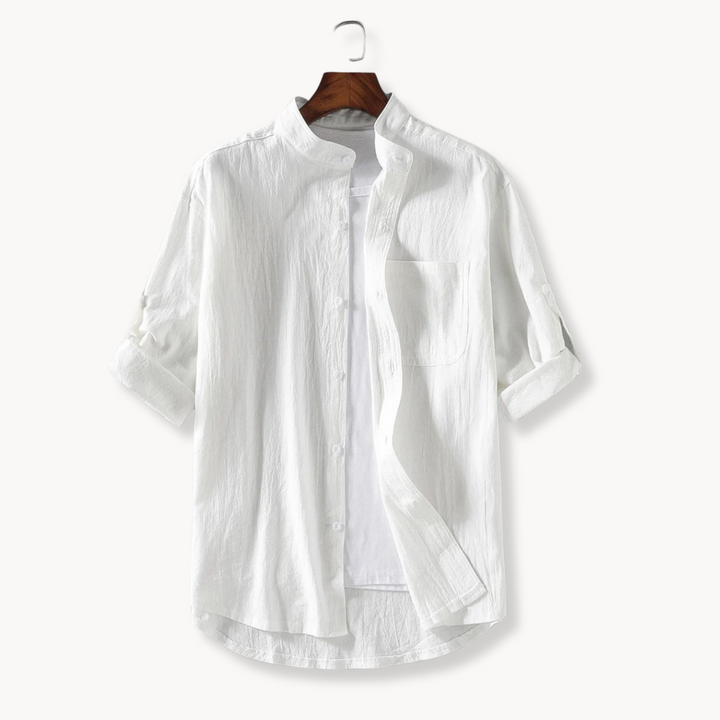 Owen - Camicia elegante con collo alla coreana