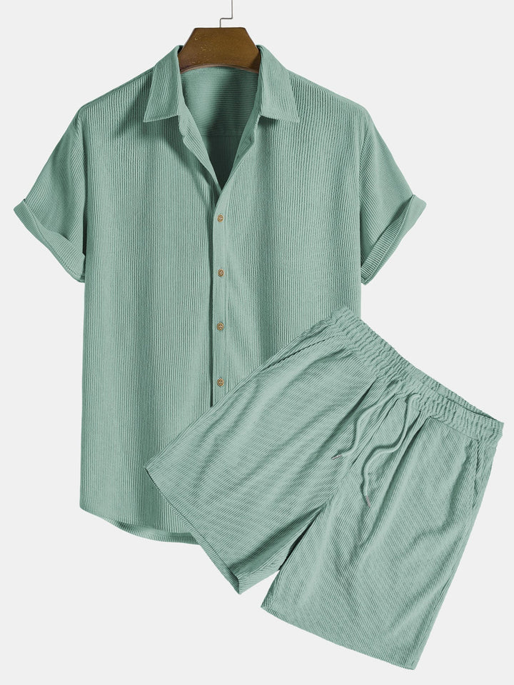 Patrick - Corduroy Shirt Set