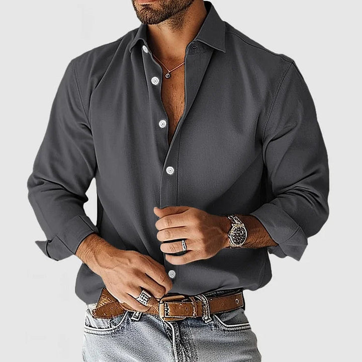 Jordan - Camicia in misto morbido relaxed