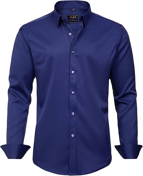 Hugo - Camicia elasticizzata antipiega