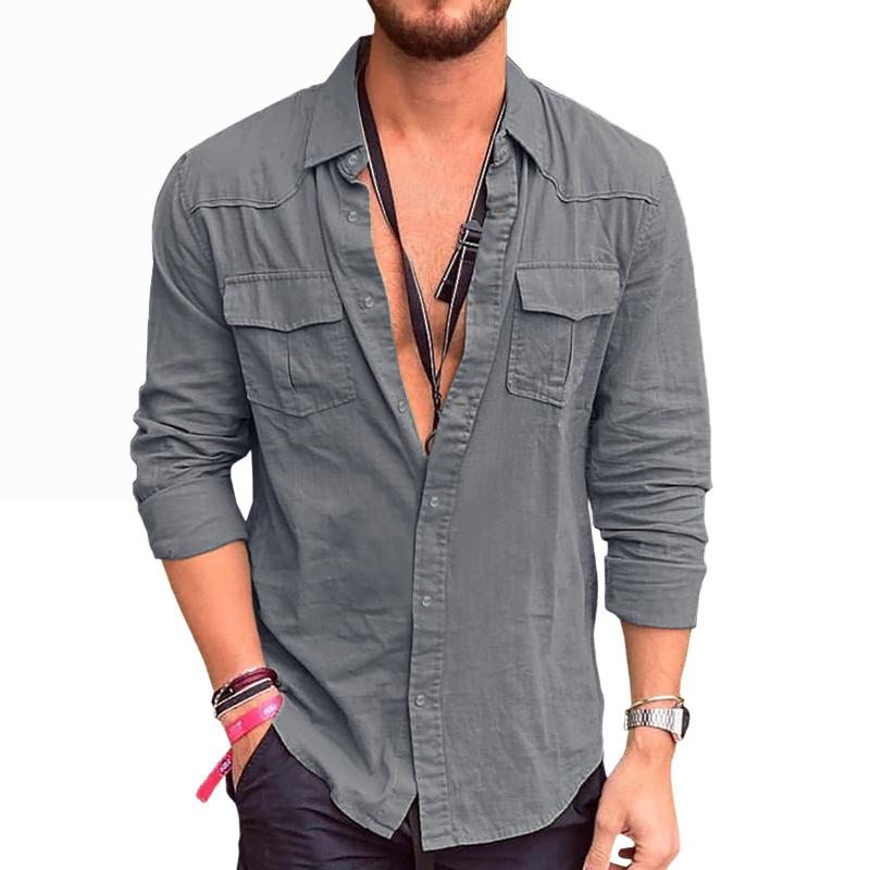Jesse - Camicia con tasche cargo sartoriali