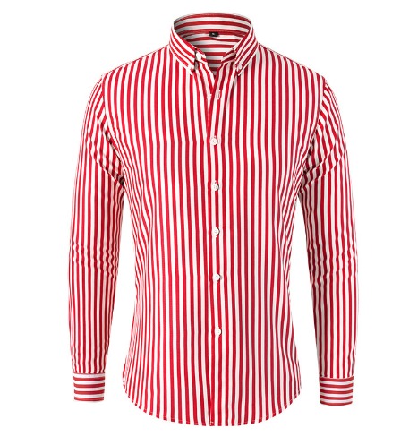 Xavier - Camicia a righe in misto morbido